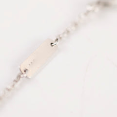 Van Cleef & Arpels White Gold 18k Guilloche Necklace