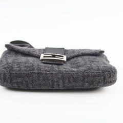 Fendi Wool Baguette Dark Grey