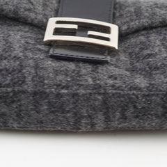 Fendi Wool Baguette Dark Grey