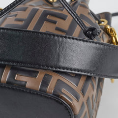 Fendi Mon Tresor Mini Brown Leather