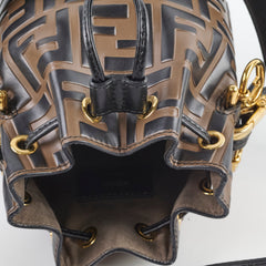 Fendi Mon Tresor Mini Brown Leather