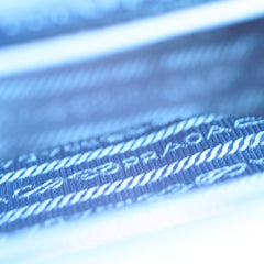 Prada Mini Galleria Blue Tote