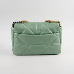 Chanel Small 19 Iridescent Green Microchipped
