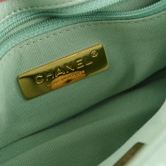 Chanel Small 19 Iridescent Green Microchipped