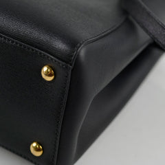 Fendi 2 Jours Small Tote Black