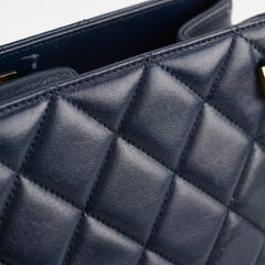 Chanel Seasonal Shoulder Bag Navy