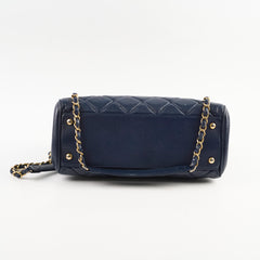 Chanel Seasonal Shoulder Bag Navy