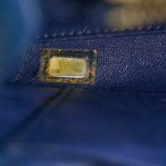 Chanel Seasonal Shoulder Bag Navy