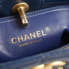 Chanel Seasonal Shoulder Bag Navy