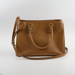 Prada Galleria Saffiano Leather Tote Caramel