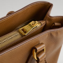 Prada Galleria Saffiano Leather Tote Caramel