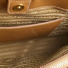 Prada Galleria Saffiano Leather Tote Caramel