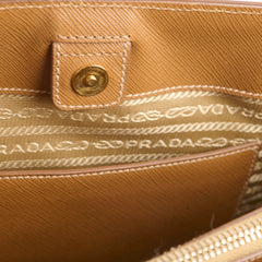 Prada Galleria Saffiano Leather Tote Caramel
