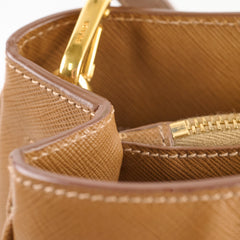 Prada Galleria Saffiano Leather Tote Caramel