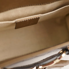 Gucci Patent Brown Chain Shoulder Bag