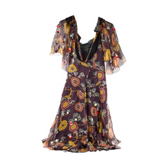 Chanel Patterned Summer Silk Dress