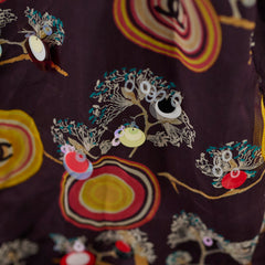 Chanel Patterned Summer Silk Dress