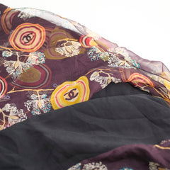 Chanel Patterned Summer Silk Dress