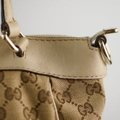 Gucci GG Canvas Tote Bag Beige