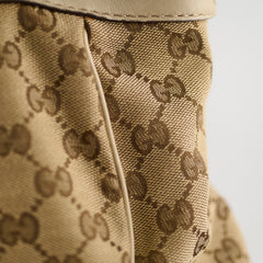 Gucci GG Canvas Tote Bag Beige