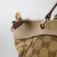 Gucci GG Canvas Tote Bag Beige