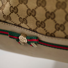 Gucci GG Canvas Tote Bag Beige