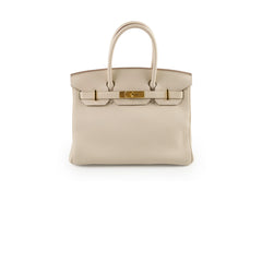 Hermes Birkin 30 Togo Craie W Stamp