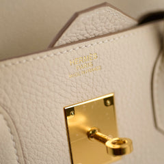 Hermes Birkin 30 Togo Craie W Stamp