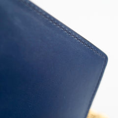 Prada Monochrome Saffiano Shoulder Bag Blue