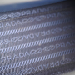 Prada Monochrome Saffiano Shoulder Bag Blue