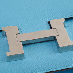 Hermes Mini Constance Epsom Bleu Celeste B Stamp 2023