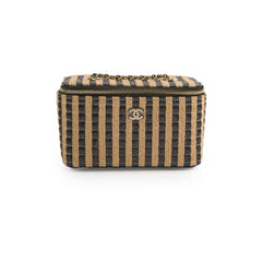 Chanel Raffia Stripe Vanity (30 series)
