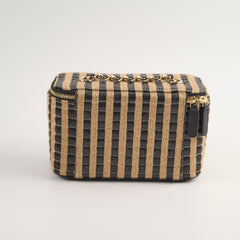 Chanel Raffia Stripe Vanity (30 series)