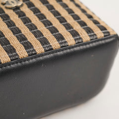 Chanel Raffia Stripe Vanity (30 series)