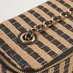 Chanel Raffia Stripe Vanity (30 series)