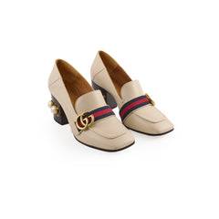 Gucci GG Pearl Loafers Ivory Size 37