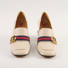 Gucci GG Pearl Loafers Ivory Size 37