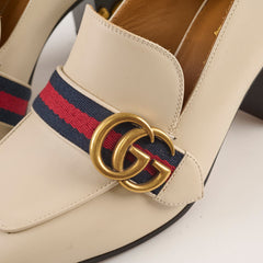 Gucci GG Pearl Loafers Ivory Size 37