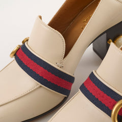 Gucci GG Pearl Loafers Ivory Size 37