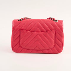 Chanel Mini Rectangular Caviar Coral
