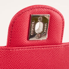 Chanel Mini Rectangular Caviar Coral