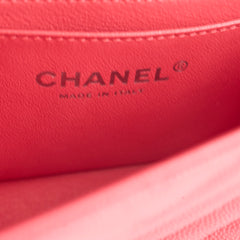 Chanel Mini Rectangular Caviar Coral