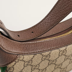 Gucci Mini Ophidia GG Supreme Half Moon Hobo