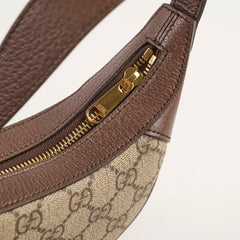 Gucci Mini Ophidia GG Supreme Half Moon Hobo