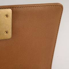 Chanel Small Chevron Boy Dark Beige 28 Series