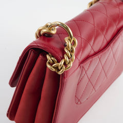 Chanel Seasonal Calfskin Flap Red