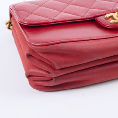Chanel Seasonal Calfskin Flap Red