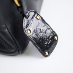 Prada Galleria Saffiano Leather Tote Black