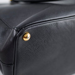 Prada Galleria Saffiano Leather Tote Black