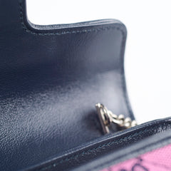 Gucci Supermini Canvas Marmont Pink